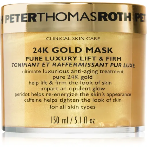Peter Thomas Roth 24K Gold Mask luxusná spevňujúca maska na tvár s liftingovým efektom 150 ml