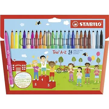 STABILO Trio A-Z 24 farieb (4006381355681)