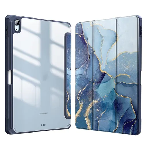 ART MARBLE FOLIO Puzdro pre Samsung Galaxy Tab S6 Lite 2024 / S6 Lite 2022 / S6 Lite BLUE