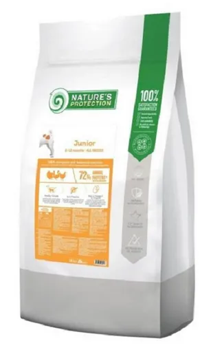 Natures Protection dog junior poultry all breed granule pre mladé psy 7,5kg
