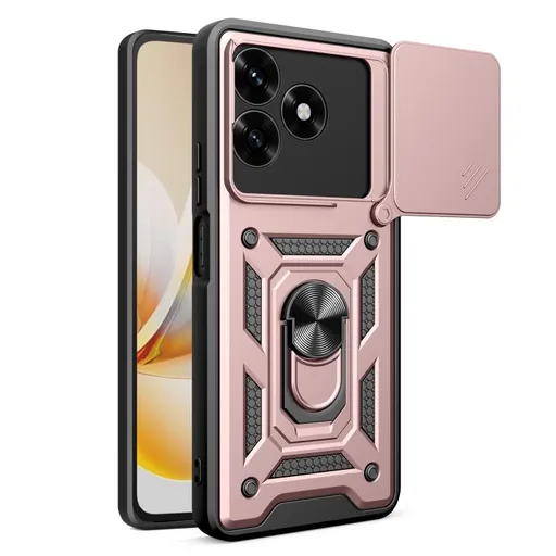 RING CAMERA Kryt s držiakom pre Honor X5c Plus ružový