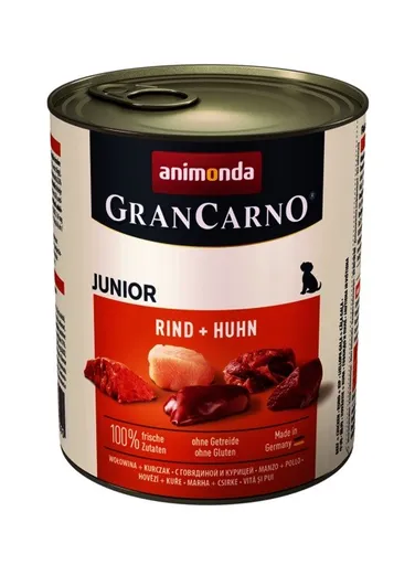 Konzerva Animonda Gran Carno Junior hovädzie a kura 800g