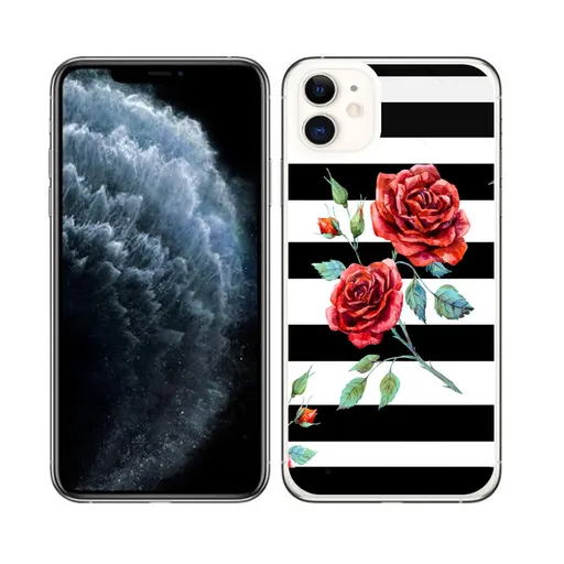 PROTEMIO MY ART Ochranný obal Apple iPhone 11 BLACK AND WHITE (034)