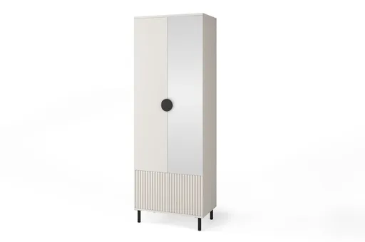 ArtPK Šatníková skriňa KREO 70 | so zrkadlom Prevedenie: Vysoké nohy