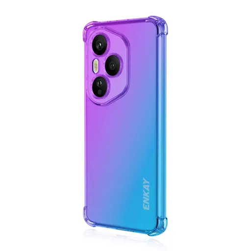 ENKAY GRADIENT Ochranný kryt pre Honor 400 Pro 5G PURPLE BLUE