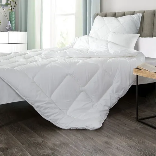 ArtFir Celoročná prikrývka GOLD | biela 140 x 200 cm