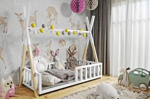 Elvisia Detská posteľ WILLIE | 80 x 160 cm Farba: Biela