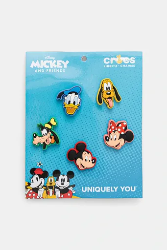 Detské odznaky na topánky Crocs Mickey Friends Colorful 5 Pck 5-pak
