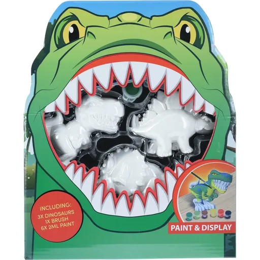 Súprava sadrových farieb Dino, 6 x 2 ml