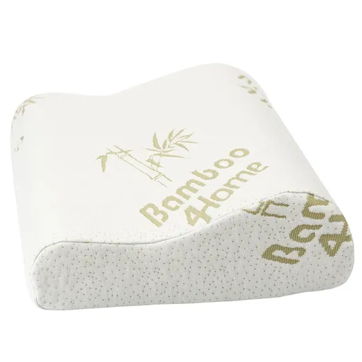 4Home Vankúš z pamäťovej peny Bamboo profilovaný, 30 x 50 cm