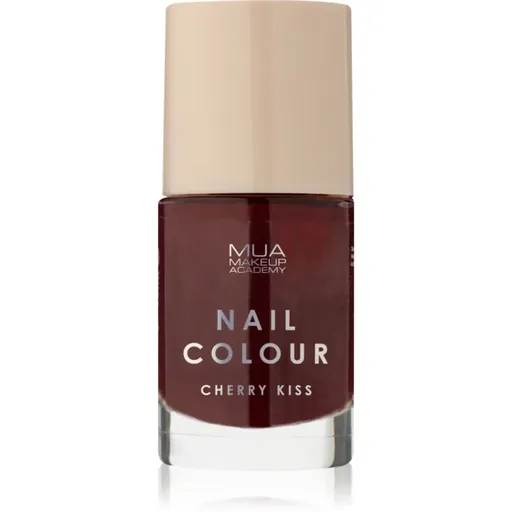 MUA Makeup Academy Nail Colour lak na nechty odtieň Cherry Kiss 10 ml