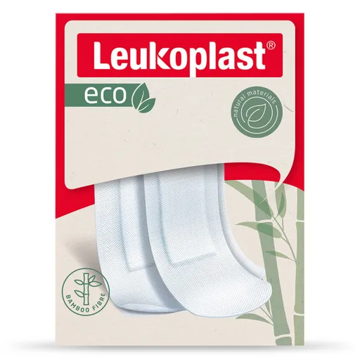 LEUKOPLAST Eco Strips náplasť na rany 2 veľkosti 20ks