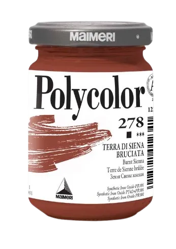 MAIMERI POLYCOLOR - Jemné vinylové farby 278 - burnt sienna, 140 ml