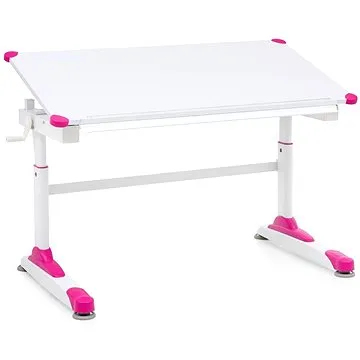 BRÜXXI Alia 119 cm, biely/ružový (SP1000839)