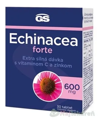 GS Echinacea FORTE 600 tbl (inov.2023) 30 ks