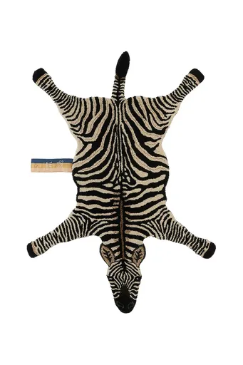 Vlnený koberec Doing Goods Stripey Zebra L/152 x 109 cm