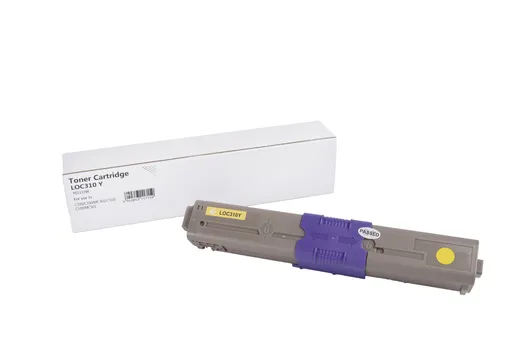 Oki kompatibilná tonerová náplň 44469704, 2000 listov (Orink white box), žltá