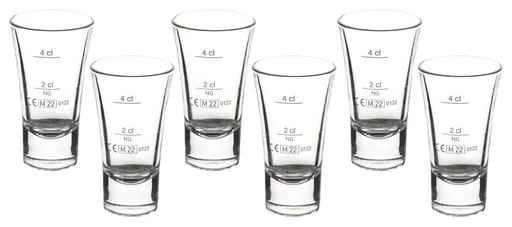 MAKRO - Sada pohárov SENIOR ciach 6ks 0,02 + 0.04