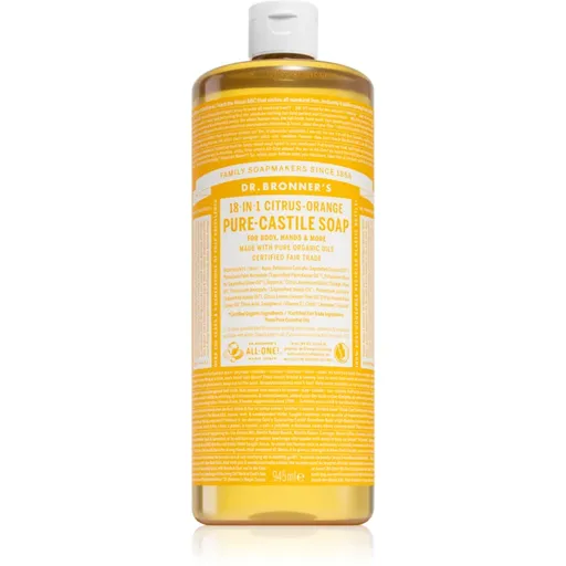 Dr. Bronner’s Citrus & Orange tekuté univerzálne mydlo 945 ml