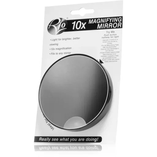 RIO 10x Magnifying Mirror zväčšovacie zrkadlo s prísavkami 1 ks