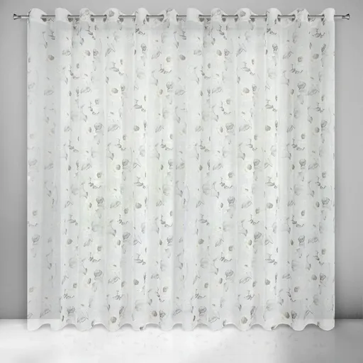 ArtFir Záclona BESSY K | biela/olivová 350 x 250 cm