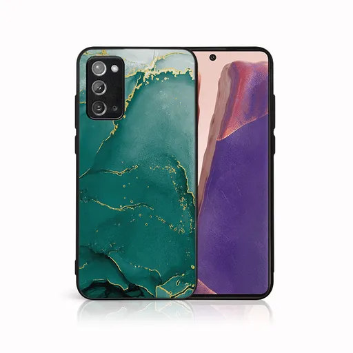 MY ART Ochranný obal pre Samsung Galaxy Note 20 GREEN MARBLE (145)