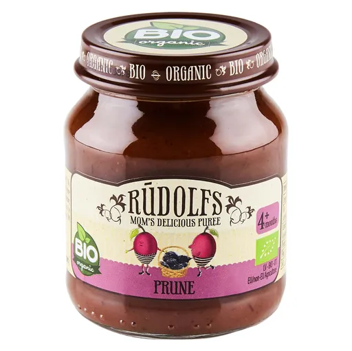 RUDOLFS Bio príkrm sušená slivka 4m + 120 g