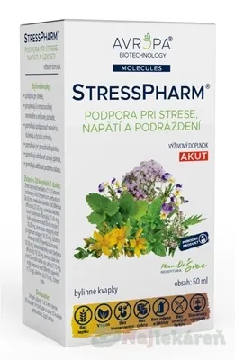 Avropa StressPharm bylinné kvapky 50 ml