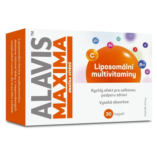 ALAVIS MAXIMA Liposomálne multivitamíny 30 kapsúl