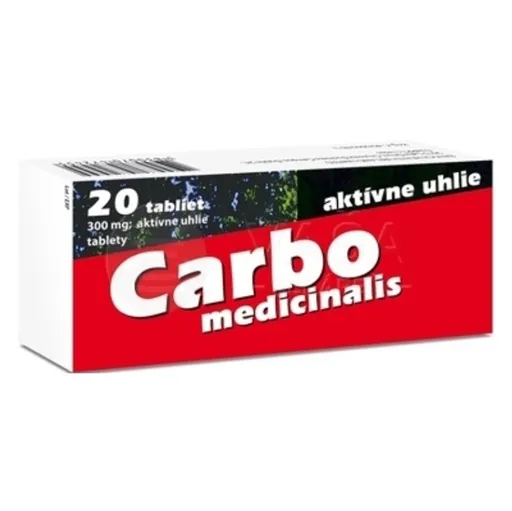 CARBO Medicinalis 300 mg 20 tabliet