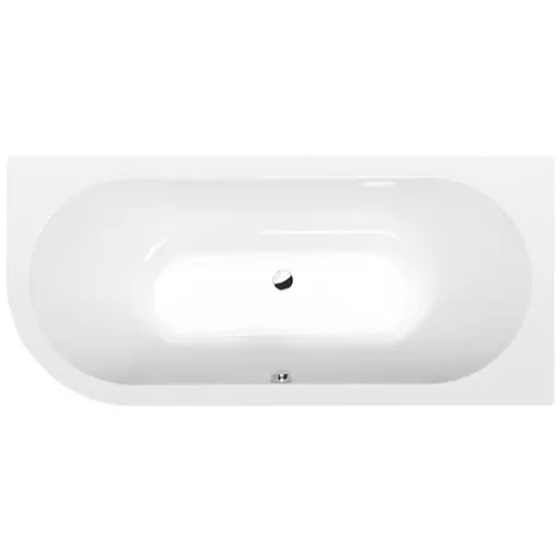 Polysan Viva asymetrická vaňa 175x80 cm akrylát pravá 78119
