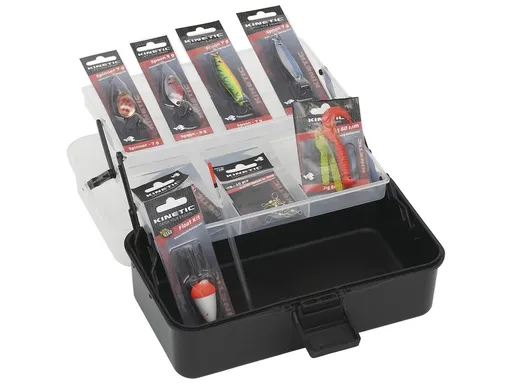 Kinetic set nástrah a príslušenstvo tackle box kit freshwater