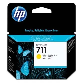 HP 711 CZ132A žltá (yellow) originálna cartridge