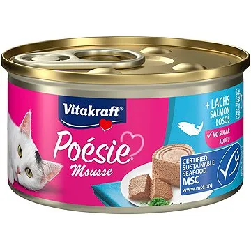 Vitakraft Cat mokré krmivo Poésie Mousse losos 85 g (4008239398499)