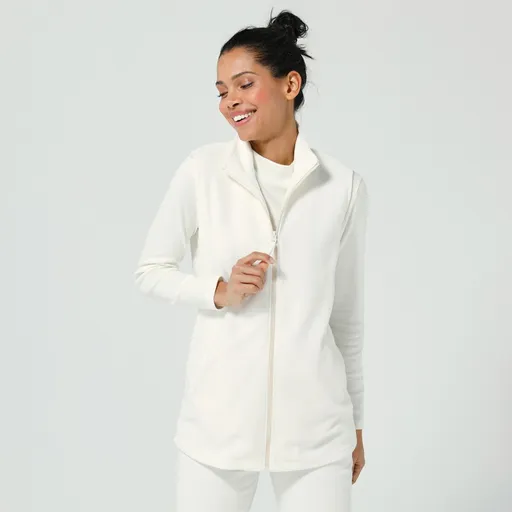 Fleecová vesta na zips