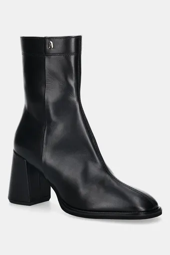 Kožené členkové topánky Furla Diamante