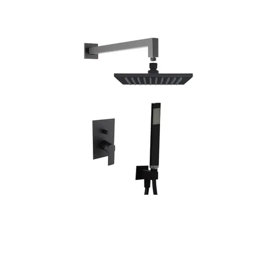Sprchový systém SAT B-Way vrátane podomietkového telesa čierna SATBPSETBW1