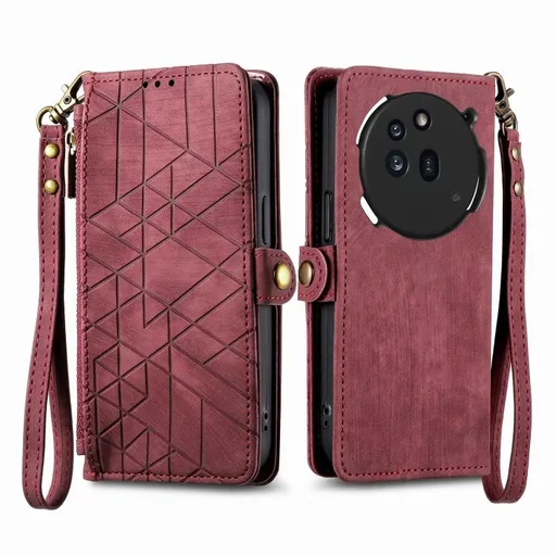 GEOM Peňaženkové puzdro pre Nothing Phone (3a) Pro červené