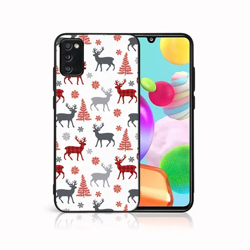 MY ART obal s vianočným dizajnom Samsung Galaxy A41 DEER (068)
