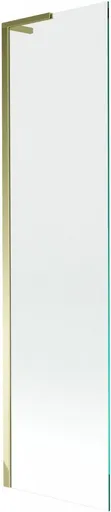 MEXEN/S - Next L vaňová zástena FIX 50 x 150, transparent, zlatá 895-050-000-03-00-50