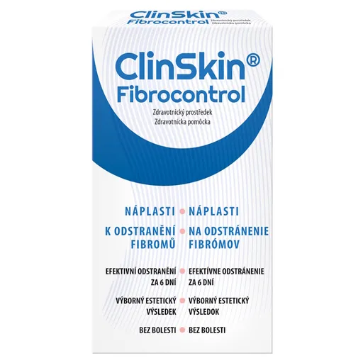 CLINSKIN Fibrocontrol náplasti na odstránenie fibrómov 3 kusy