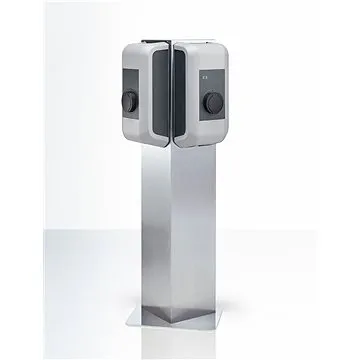 T//ESS – trojuholníkový podstavec na 2 nabíjacie stanice – nehrdzavejúca oceľ