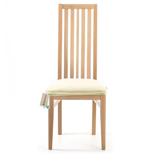 Restilo Napínací poťah na sedák na stoličku Sento krémová, 40 x 40 + 5 cm