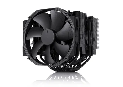 NOCTUA Chladič CPU NH-D15 chromax.black, 2x 140mm, LGA1851, AM5, čierna