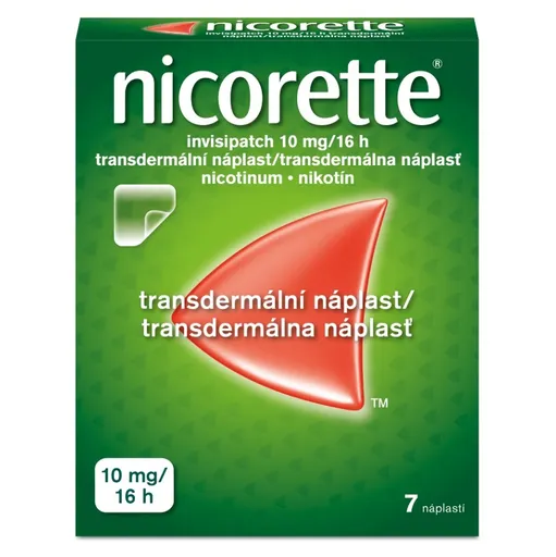 NICORETTE Invisipatch 10 mg/16 h transdermálna náplasť 7 kusov