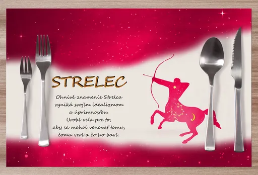 Prestieranie Strelec (23.11. - 21.12.) - červené