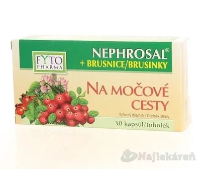 Fytopharma FYTO NEPHROSAL + BRUSNICE na močové cesty 30 ks