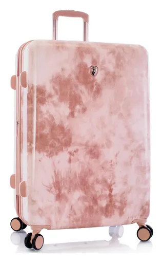 Veľký škrupinový kufor na kolieskach Heys Tie-Dye Rose L