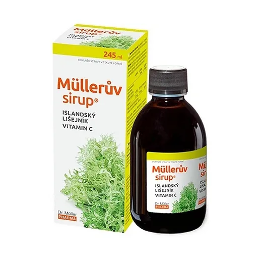 DR. MÜLLER Müllerov sirup s islandským lišajníkom a vitamínom C 245 ml
