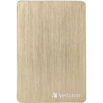 VERBATIM Store´n´ Go ALU Slim 1 TB, zlatý (53664)